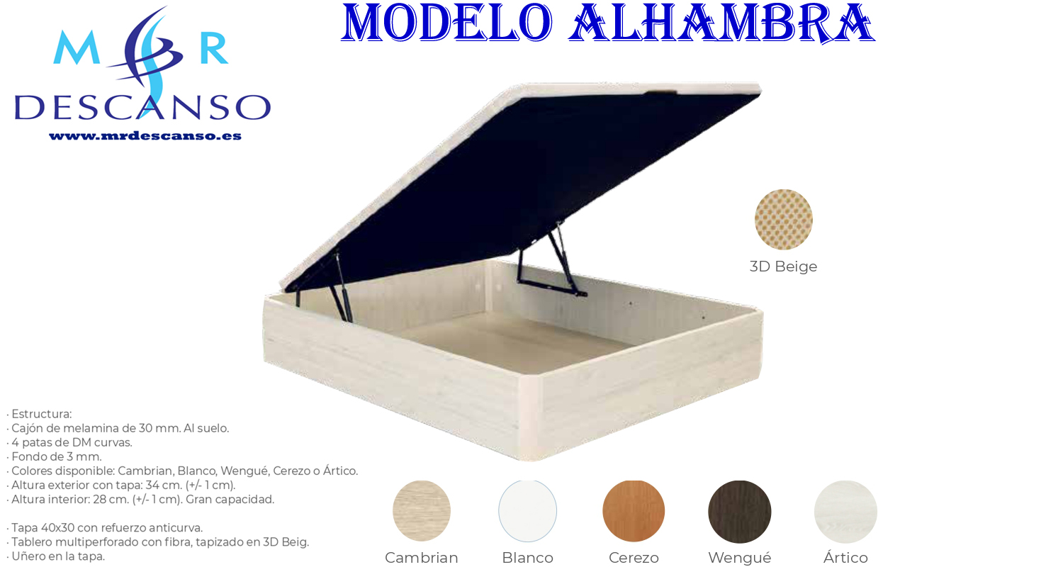 Canapé Madera Gran Capacidad